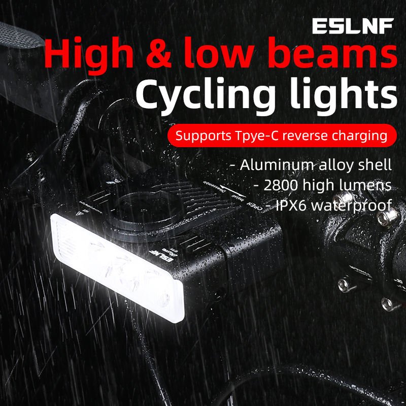 Waterproof Bike Headlight USB Rechargeable Riding LED Bicycle Lights For Bike Computer