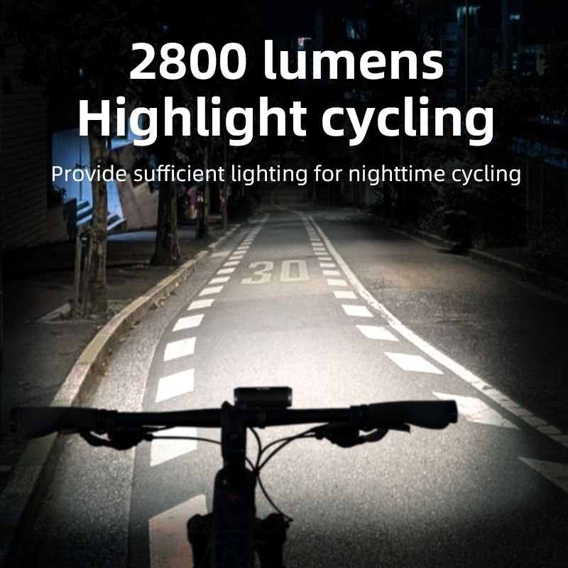 Waterproof Bike Headlight USB Rechargeable Riding LED Bicycle Lights For Bike Computer