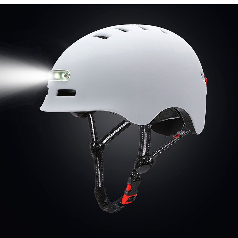 Smart LED Warning Flash Bike Riding Scooter helmet with light for Electric Scooter and Other bike bicycle accessories