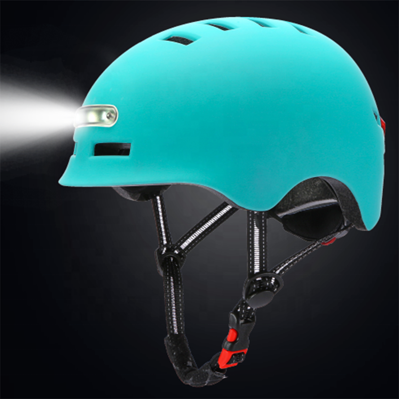 Smart LED Warning Flash Bike Riding Scooter helmet with light for Electric Scooter and Other bike bicycle accessories