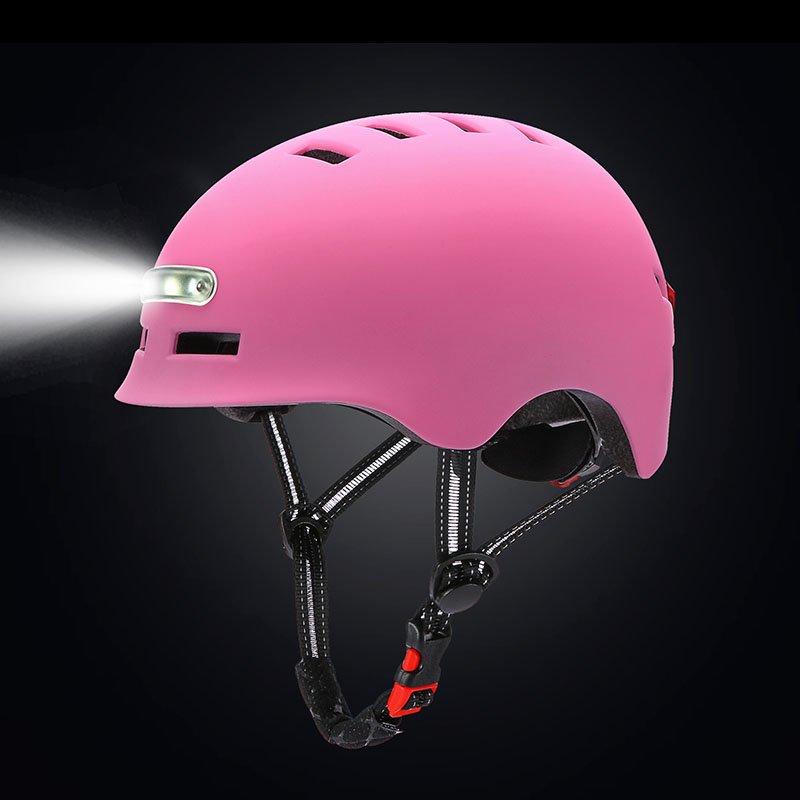 Smart LED Warning Flash Bike Riding Scooter helmet with light for Electric Scooter and Other bike bicycle accessories