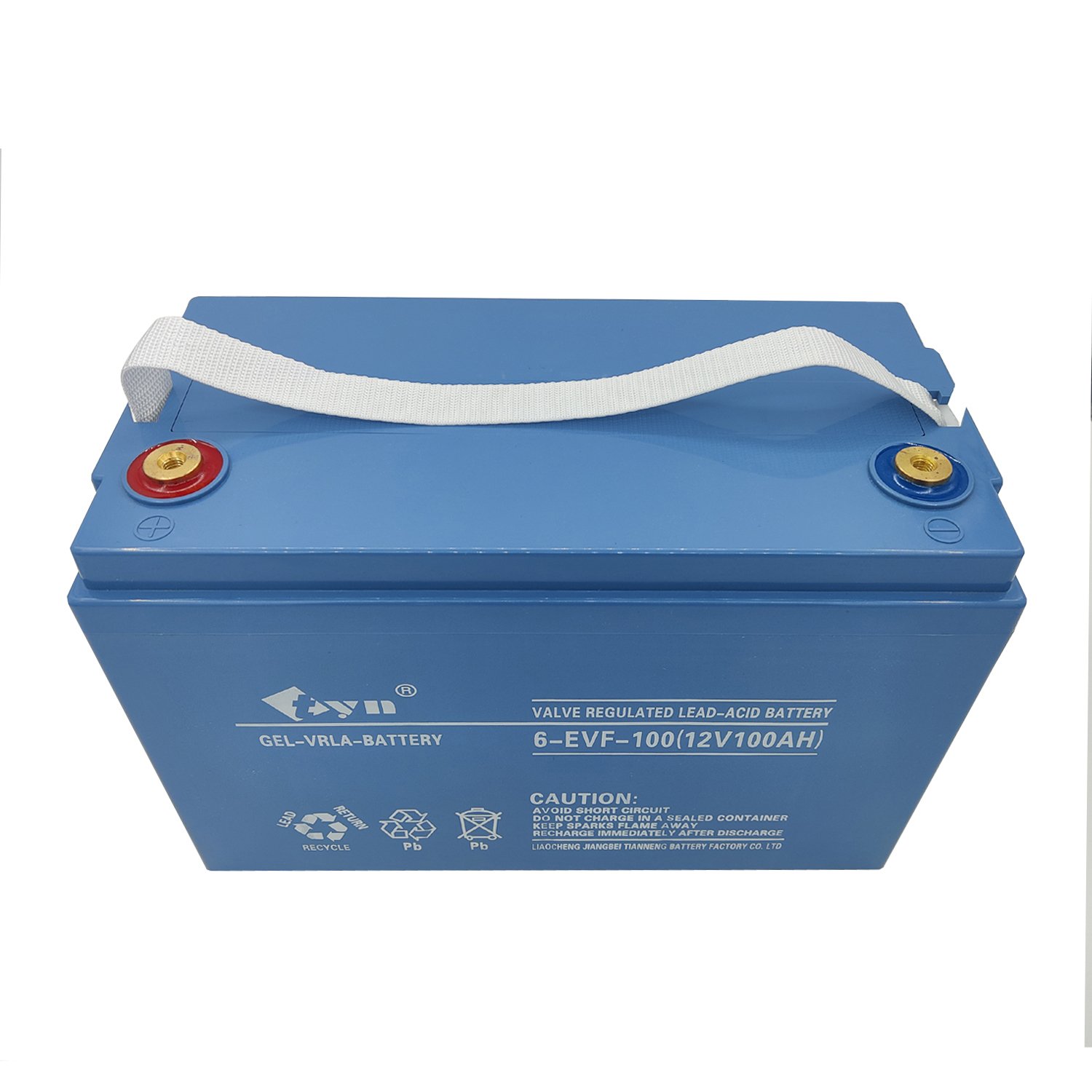 6-EVF-100 12V100AH 12 Volt Deep Cycle Battery 100 Ah Solar battery Lead Acid Batteries accessories