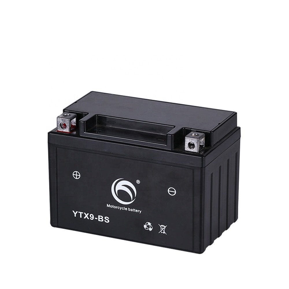 High Quality YTX9-BS 12V 9AH Maintenance-Free Motorcycle Start Cranking accessories batteries AGM Batteries For Motorcycle