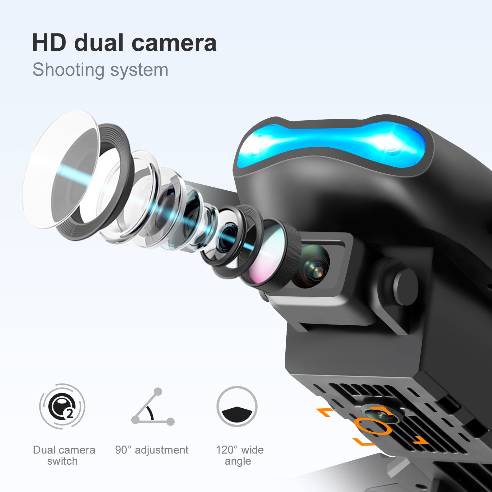 E99pro Drone Cheap Fly Cart 4k Pro With Professional Gps Beginner Drones For Drone With 3 Batteries Metal Quadcopter