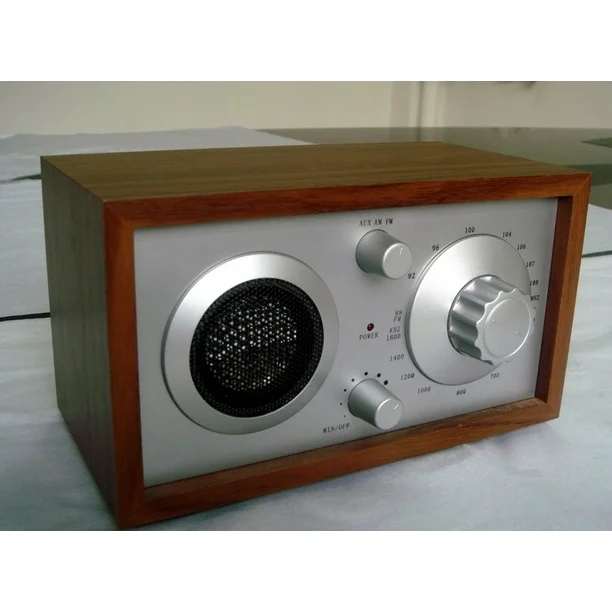SY-602 Retro wooden radio portable desktop creative clock radio ornaments creative multifunctional home accessories radio