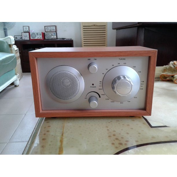 SY-602 Retro wooden radio portable desktop creative clock radio ornaments creative multifunctional home accessories radio
