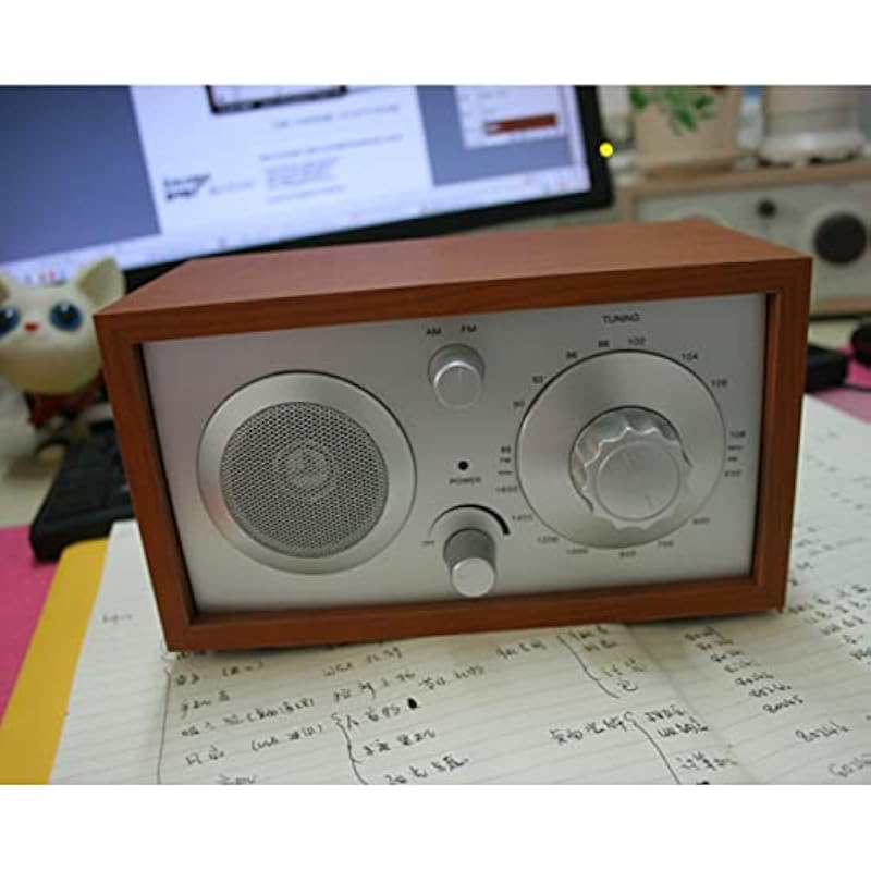 SY-602 Retro wooden radio portable desktop creative clock radio ornaments creative multifunctional home accessories radio