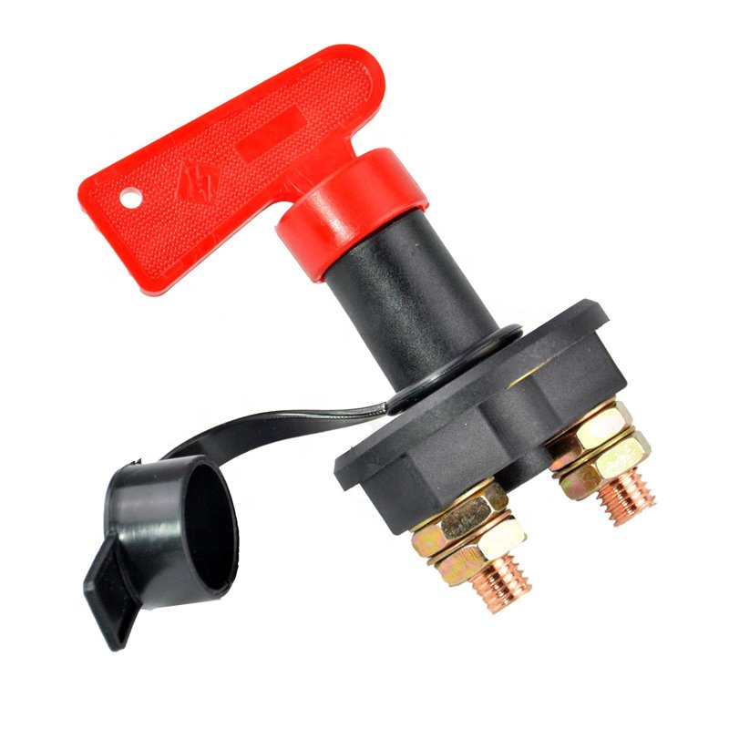 12V 24V Car Battery Switch High Current Battery Disconnect Isolator Switch Cut Off For Marine Auto ATV Vehicles Interior Parts