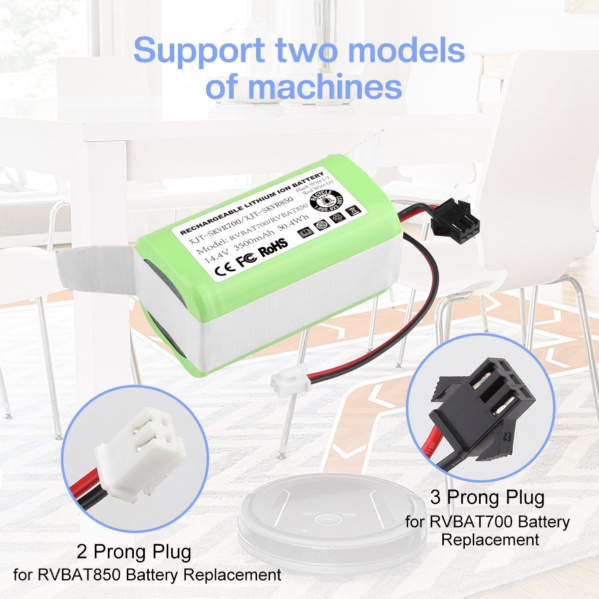 Factory New Replacement Battery For Xiaomi Sweeping Robot 1C Sweeper Battery 14.4V Vacuum Robot Cleaner Battery