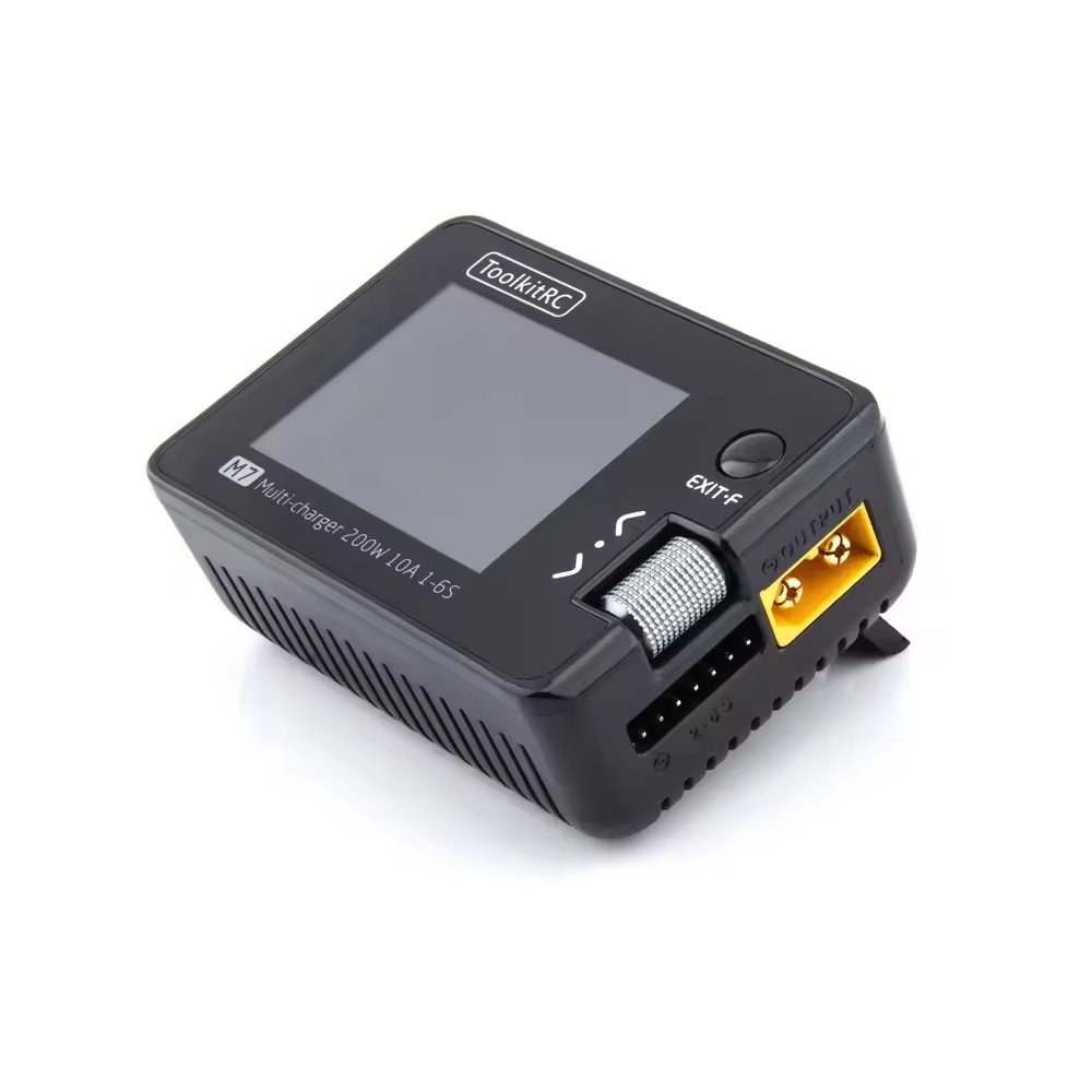 Hot sale ToolkitRC M7 200W 10A DC Battery Balance Charger FPV Drones Accessory Tool for 2-6S Lithium LIPO ESC for RC Drones