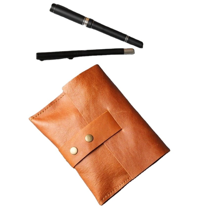 Leather Pouch for Cord Headphone Holder Charger Organizer Earphone cover Leather Cord Holder Travel case OEM & FBA Product