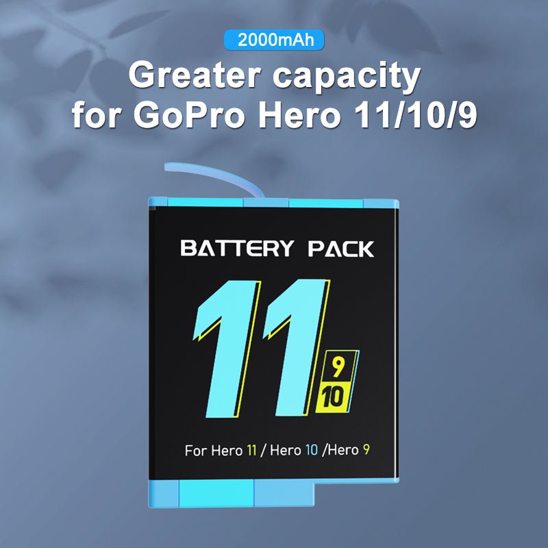 Hongdak Replacement Lithium Battery 3 pcs Sports Action Camera For go pro Accessories For gopro battery