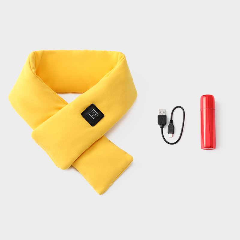 Outdoor Men Women Unisex Warm Winter Rechargeable Battery Heating Scarf