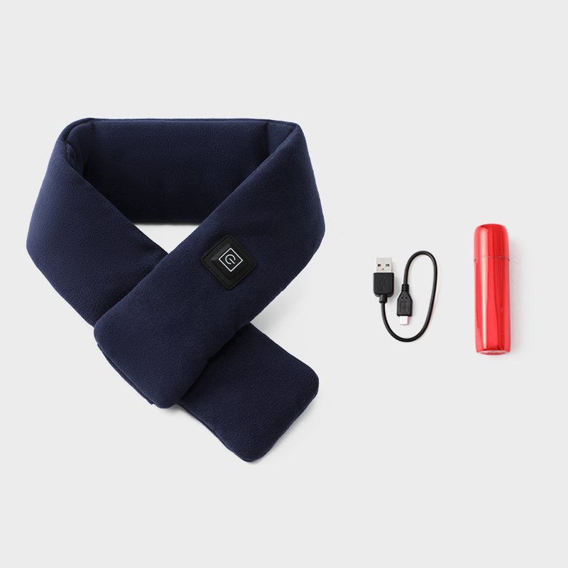 Outdoor Men Women Unisex Warm Winter Rechargeable Battery Heating Scarf