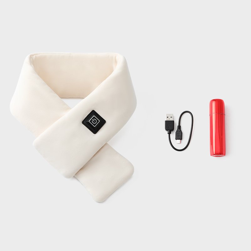 Outdoor Men Women Unisex Warm Winter Rechargeable Battery Heating Scarf