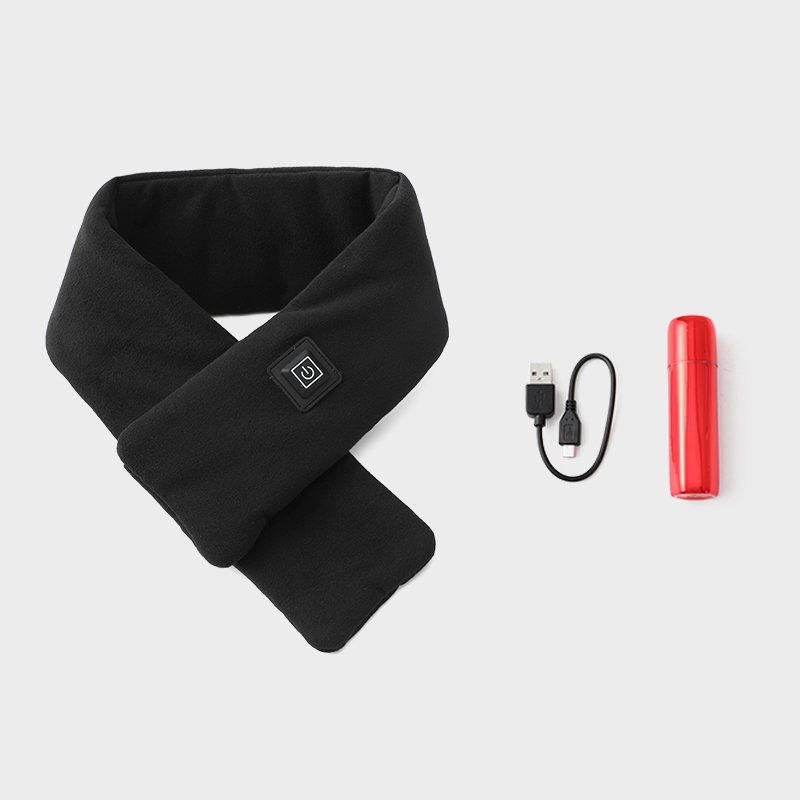 Outdoor Men Women Unisex Warm Winter Rechargeable Battery Heating Scarf