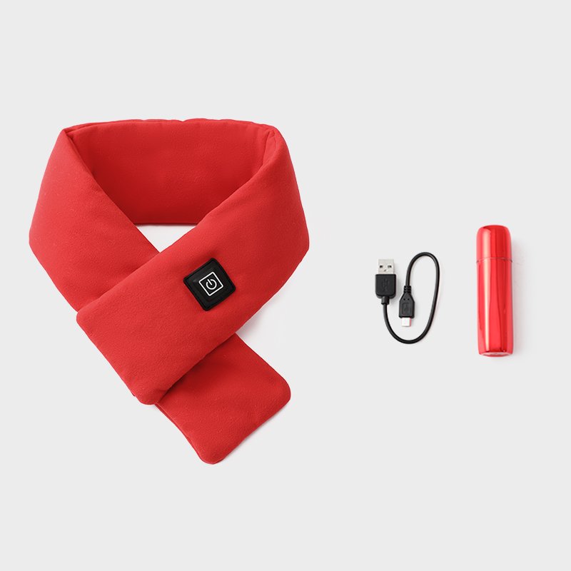Outdoor Men Women Unisex Warm Winter Rechargeable Battery Heating Scarf