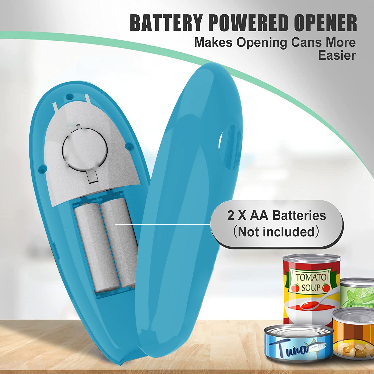 Can Opener, Automatic Can Openers Prime for Seniors Handheld Jar Openers Kitchen Bar Tool Gadget Electric Can Opener