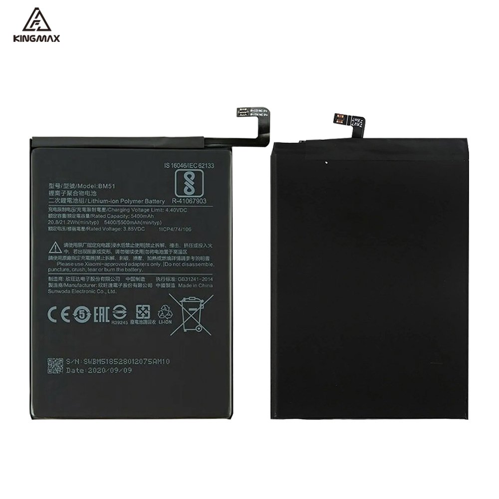 Genuine Back Mobile Batteries Batterie Replacement Cell Accessory Brand 5400mah Capacity for Xiaomi Max 3 BM51 Battery Redmi MI