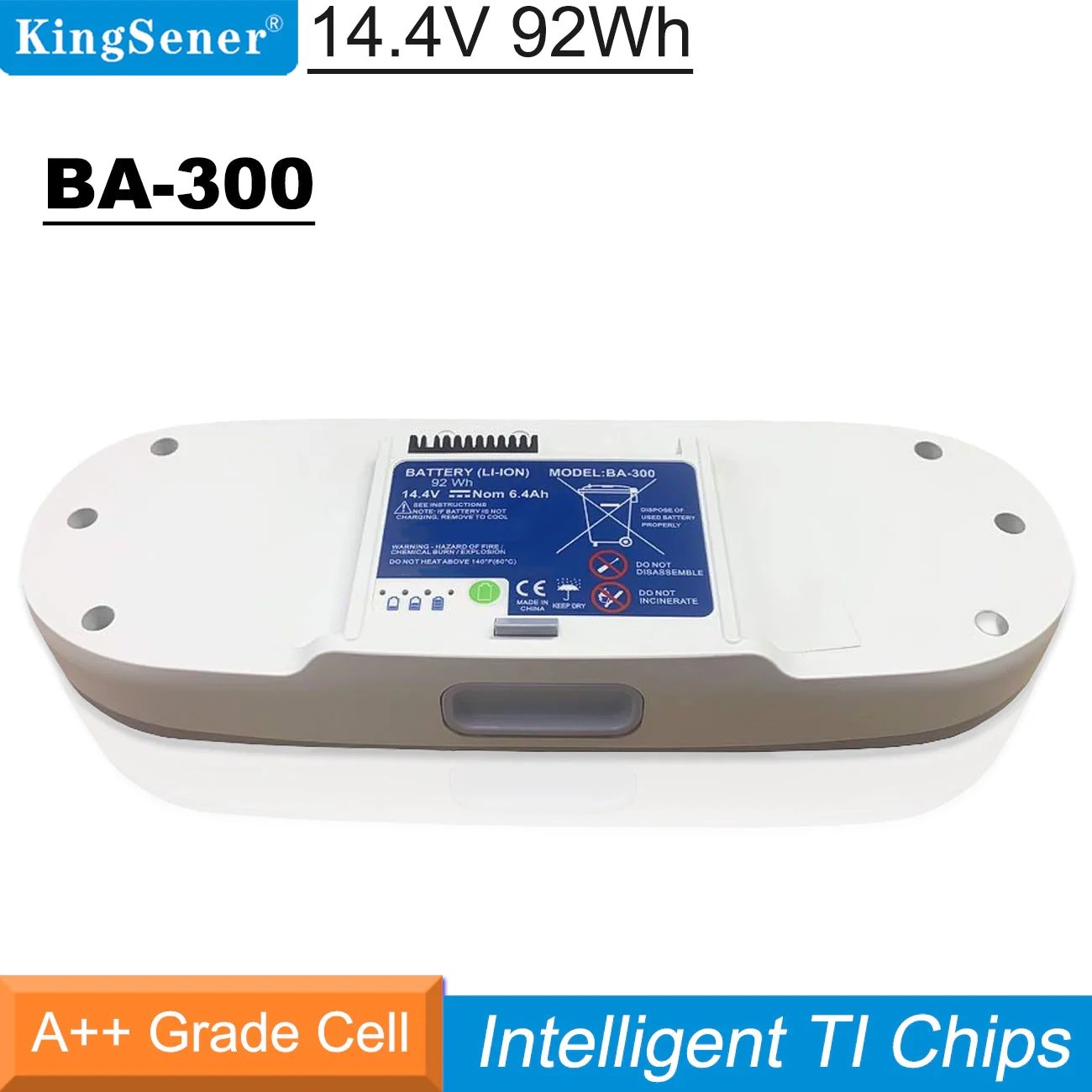 New BA-300 Inogen One G3 8 Unit Oxygen accessory Portable dual 14.4V 6400mAh lithium-ion battery