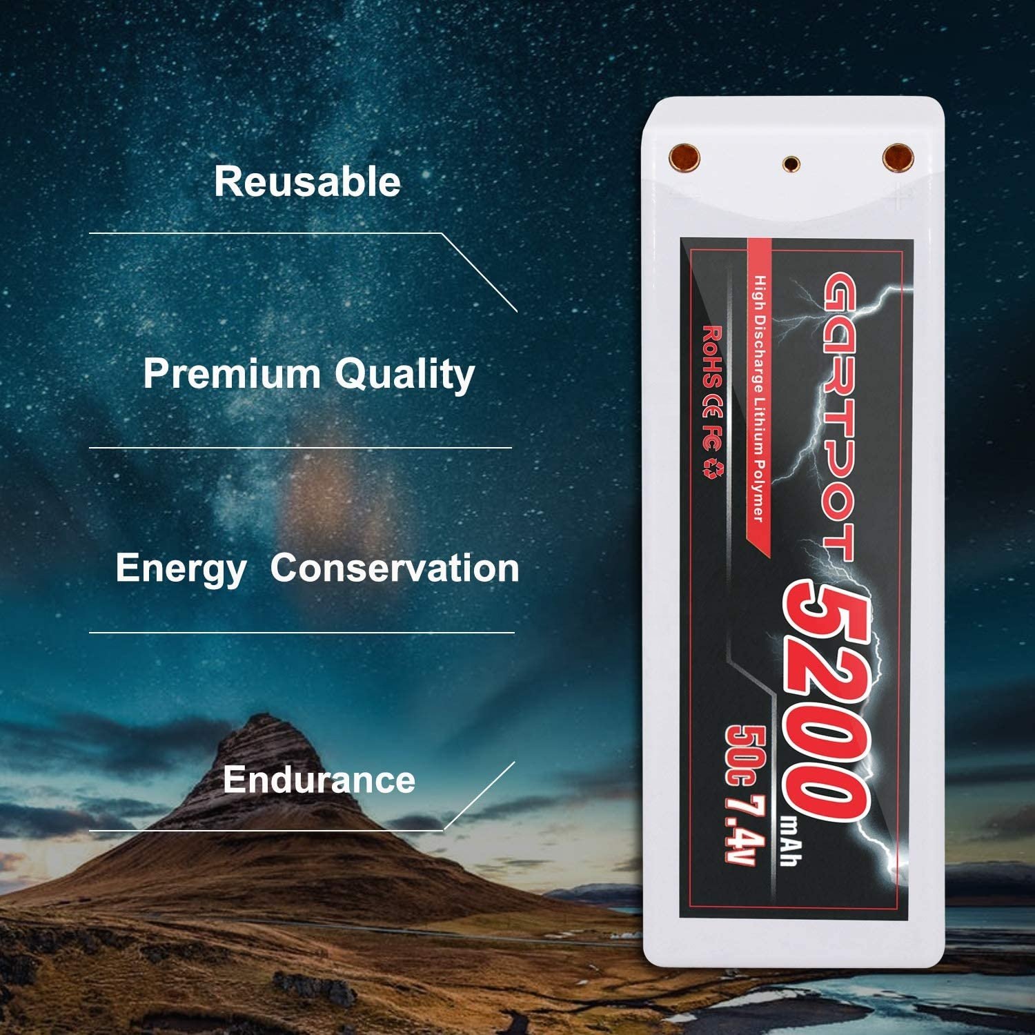 5200mAh 2S 3S 4S 6S 80C Drone Accessories li-po battery RC car Boats FPV UAV