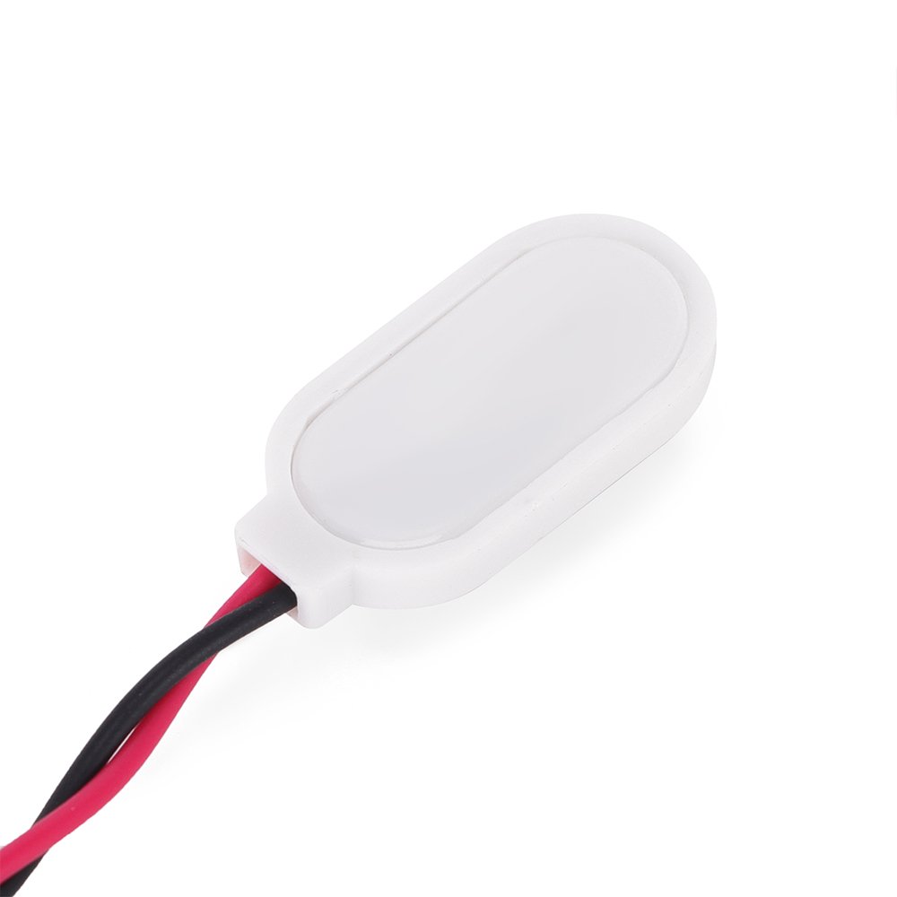 White Plastic PP Card with 9V Battery Button Connector Accessory for Battery Products