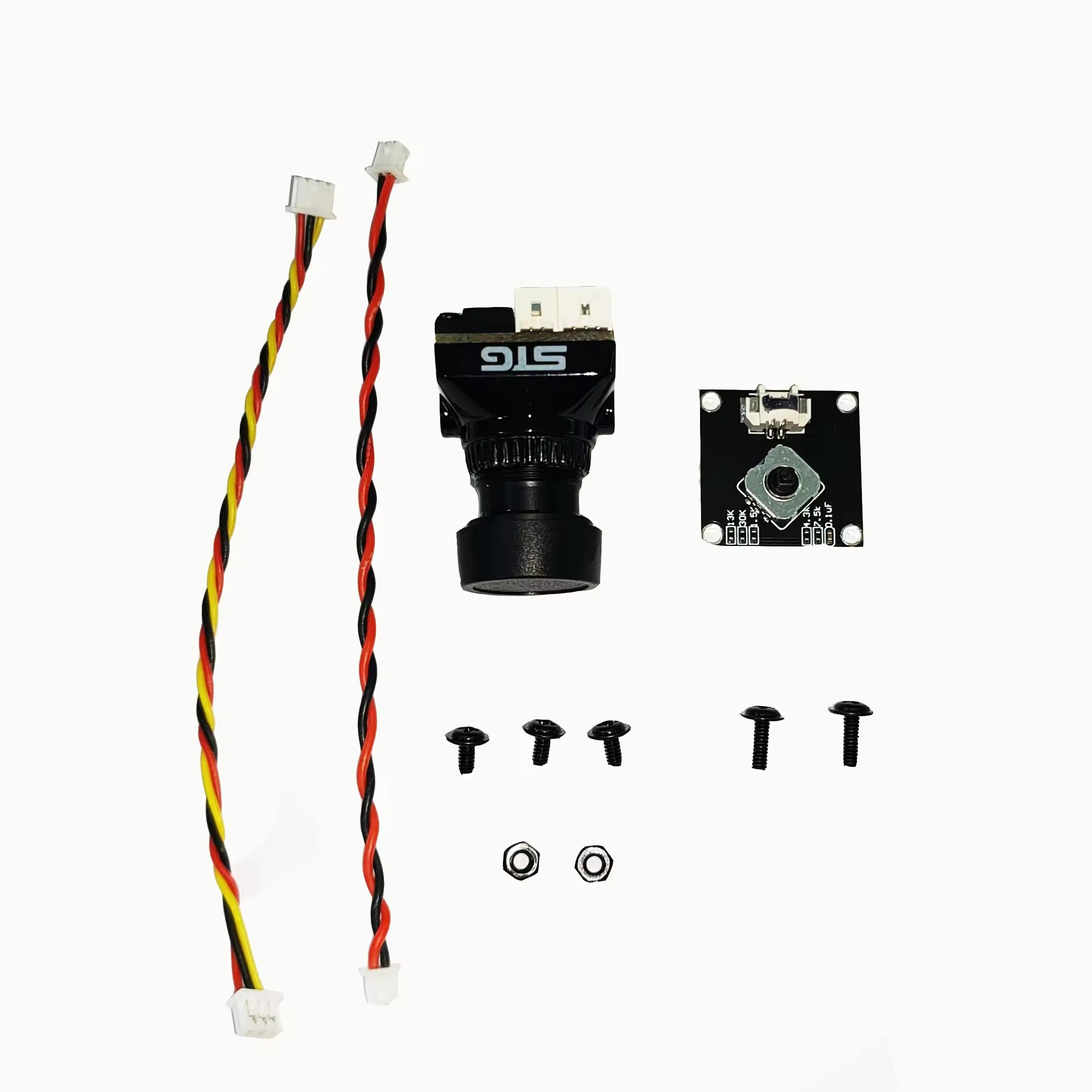 OEM Mini Racing Drone Accessories Night Version 1500TVL 2.1mm Lens 4K FPV Camera 7inch 10inch 13inch 15inch 9g Motor Battery