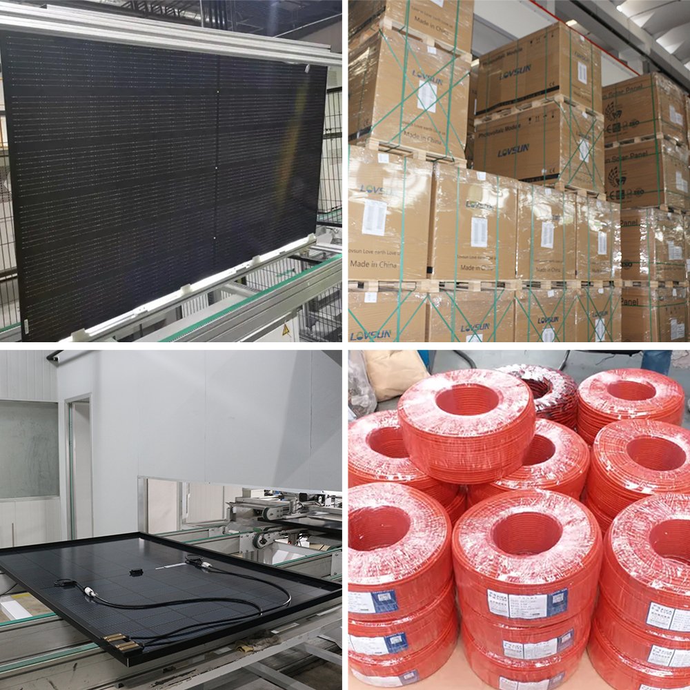 Commercial 50kw Solar Energy Storage System 40kw 30kw 20kw BESS Deye Hybrid Inverter Full Set Solar System 50kw with Accessories