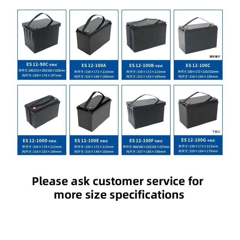 diy kit abs plastic nmc lipo lithium ion batteries enclosure case 12v 24v 48v lifepo4 battery box