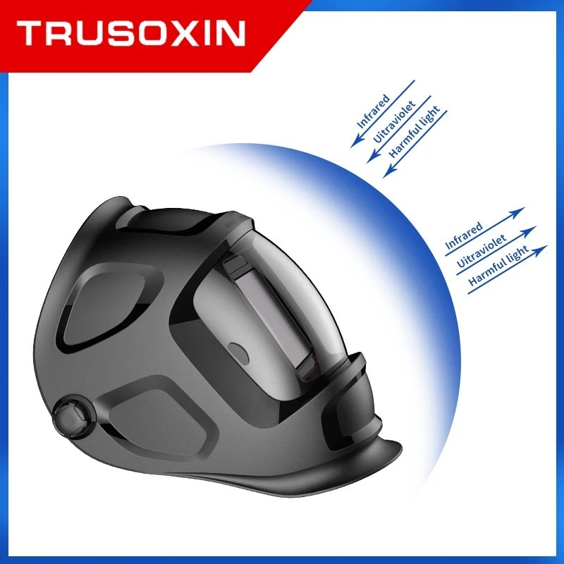 Solar Auto Dimming Electric True Color Welding Mask Helmet Welder Cap Welding Cap Protection Piece