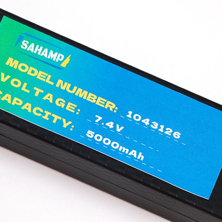 SAHAMP 7.4V 5000mAh Lithium Ion Battery Small Batch NCM Anode Material with BMS Protection for Golf Carts Storage