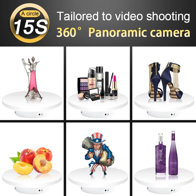 Turntable-BKL Battery driven Rotating Turntable Photography Studio Accessories Jewelry Photo Capture 360 turntable