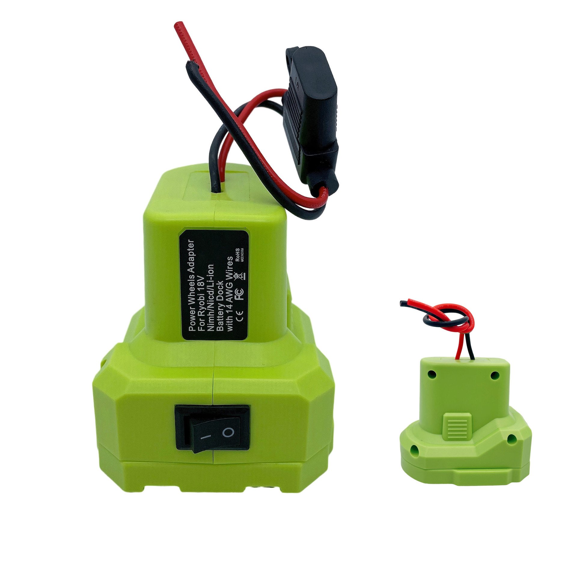 DIY battery adapter for Rybs 18V battery P108 P107 P103 dock power connector converter for Ni-MH battery power tool accessories