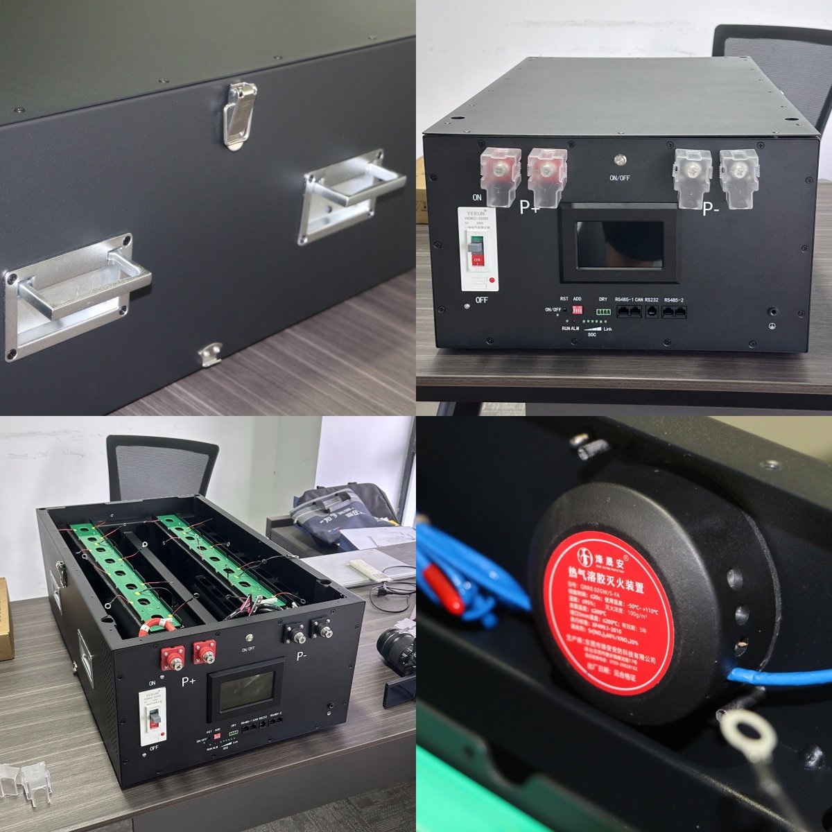 YIXIANG V2 BOX EU Stock 280Ah Lifepo4 Case 16S 200A Jk Bms Heating Function 48V Lifepo4 Battery Box