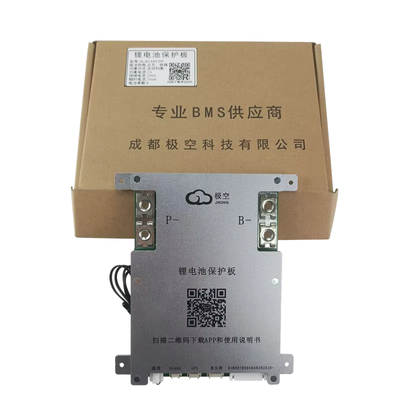 Stock Jikong JKBMS JK BMS Smart BMS 4S 7S 8S 24V 100A 200A 1A 2A Active Balance BMS JK-B2A8S20P JK-B1A8S20P JK-B1A8S10P B2A8S20P