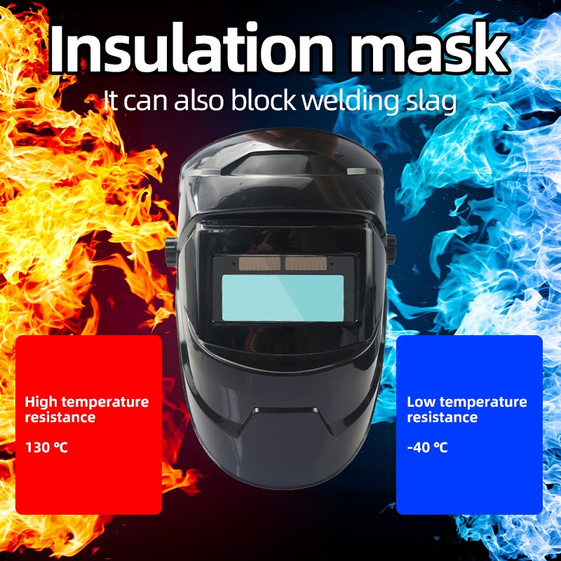 Welding Mask Solar Automatic Dimming Large View True Color Auto Darkening Welding Helmet Welding Mask Clear Lighting True Color
