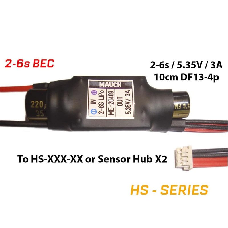082 2-6S BEC with 5.35V DF-13-4P Drones Accessories
