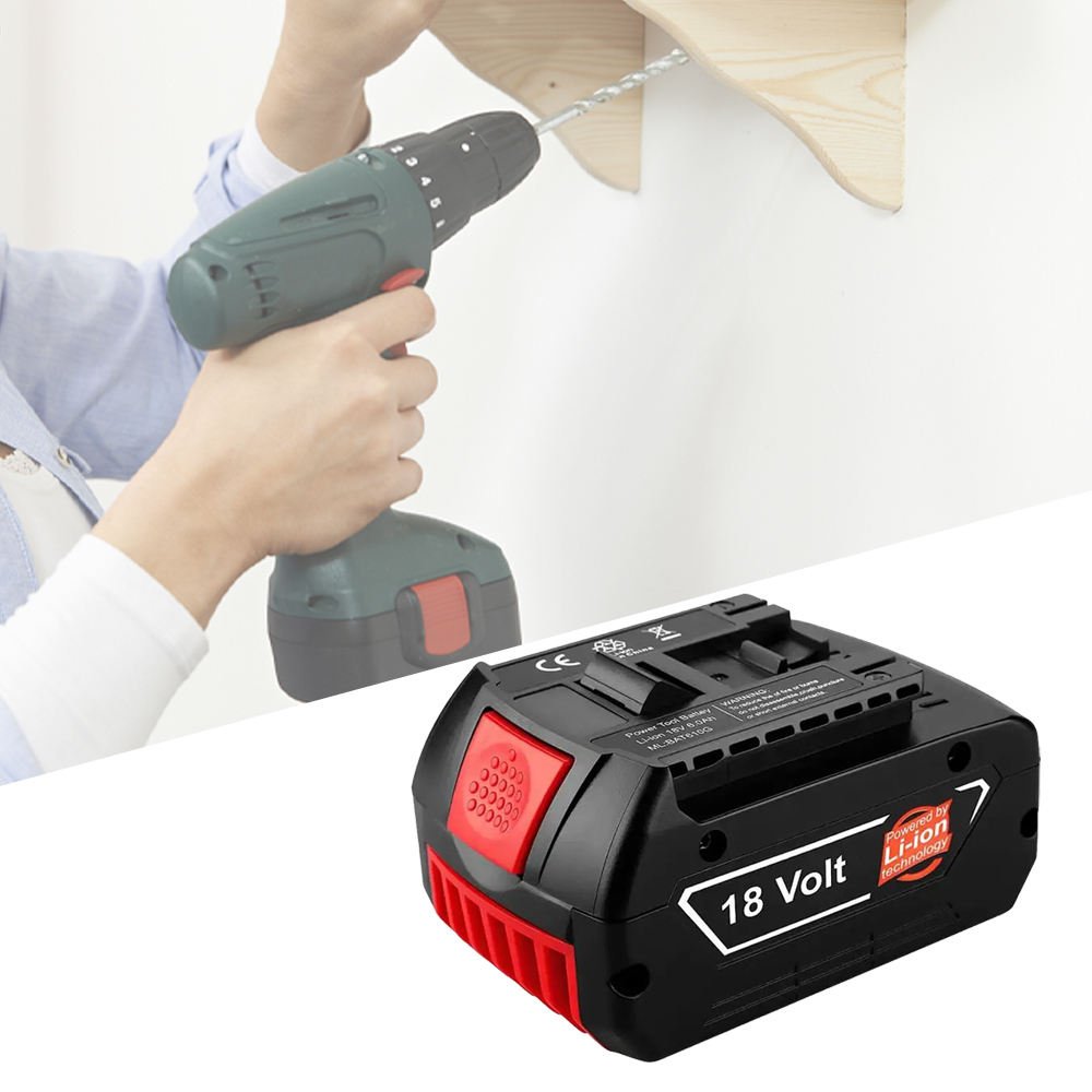 Powerful battery BAT610G 18Volt 3.0Ah 4.0Ah 5.0Ah 6.0Ah Rechargeable Lithium ion For Bosch Batteries power tools accessories