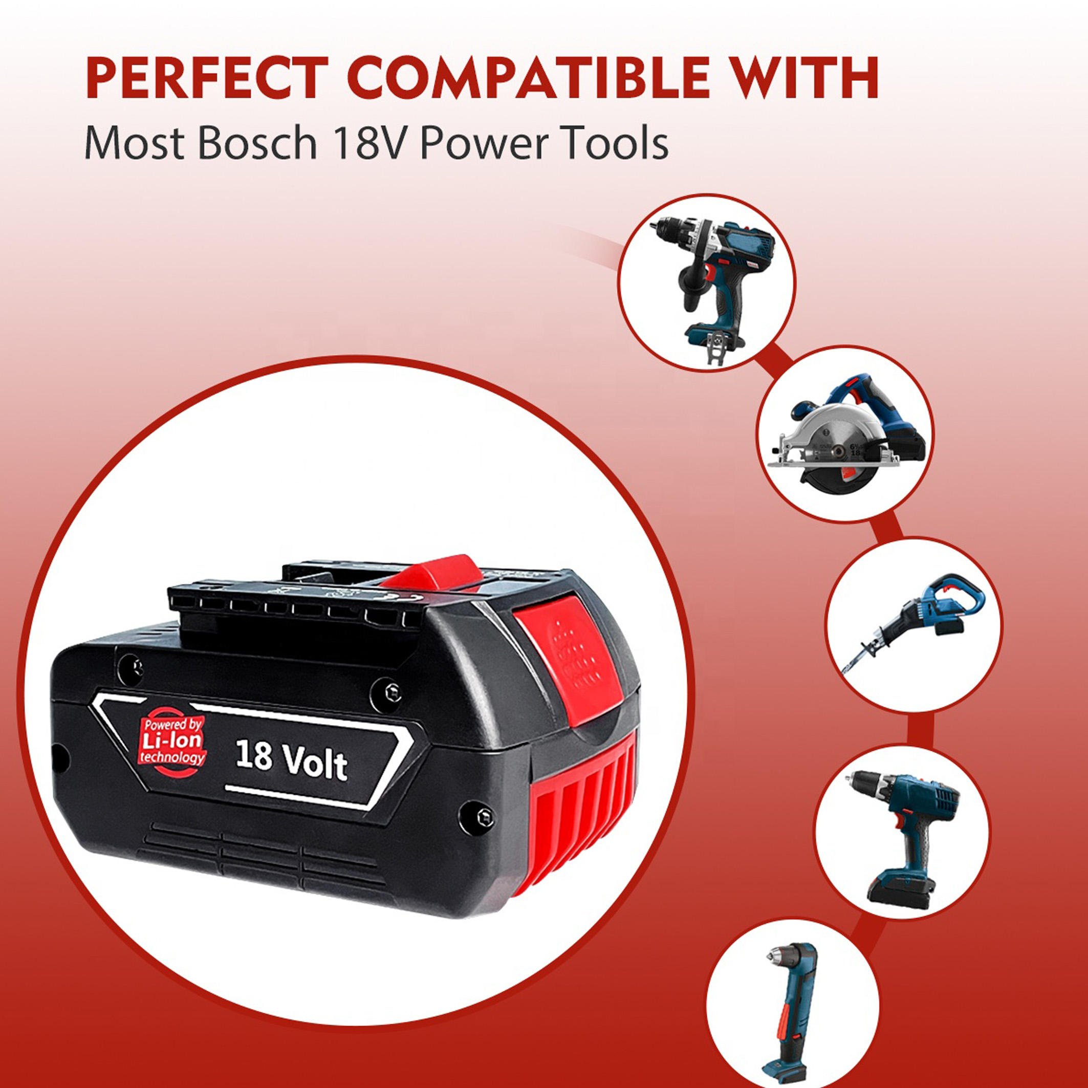 Powerful battery BAT610G 18Volt 3.0Ah 4.0Ah 5.0Ah 6.0Ah Rechargeable Lithium ion For Bosch Batteries power tools accessories