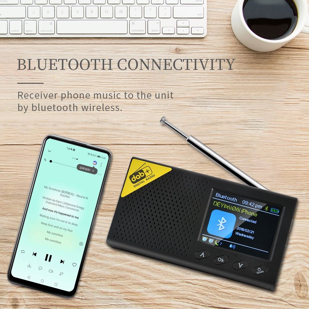 European New Cross-Border Hot Selling Portable Household Dab Digital Radio