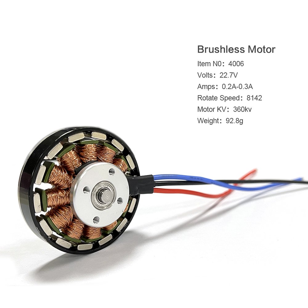TYI Factory 4006 KV360 Brushless Motor 22.7V for Racing Drone Lipo Battery Adapter 22.7V ESC RC Agricultural Drone Accessories