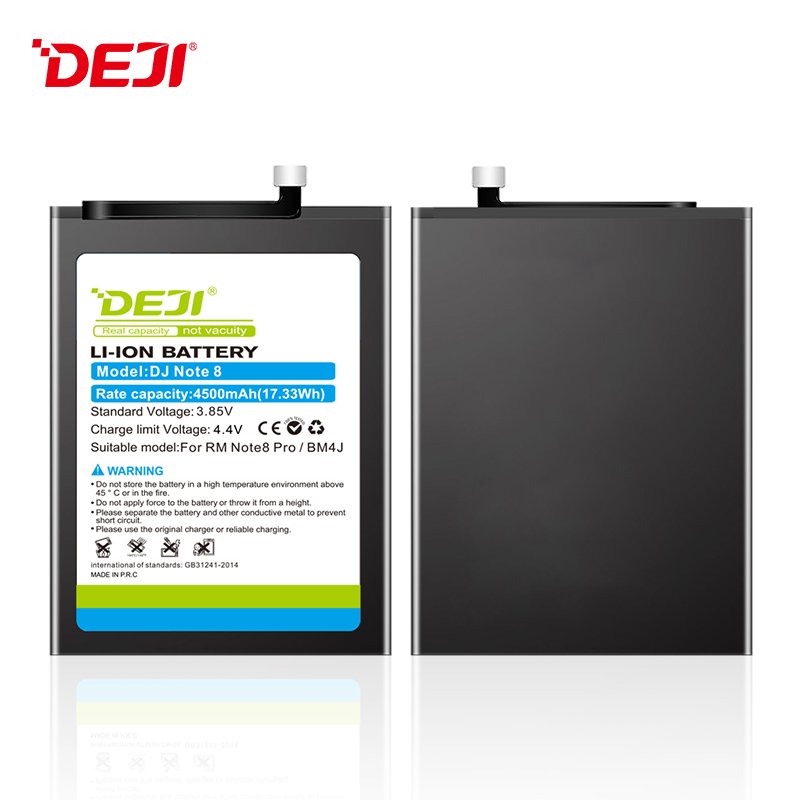 DEJI Replacement Battery for xiaomi redmi note 8 PRO BM4J mobile phone accessories