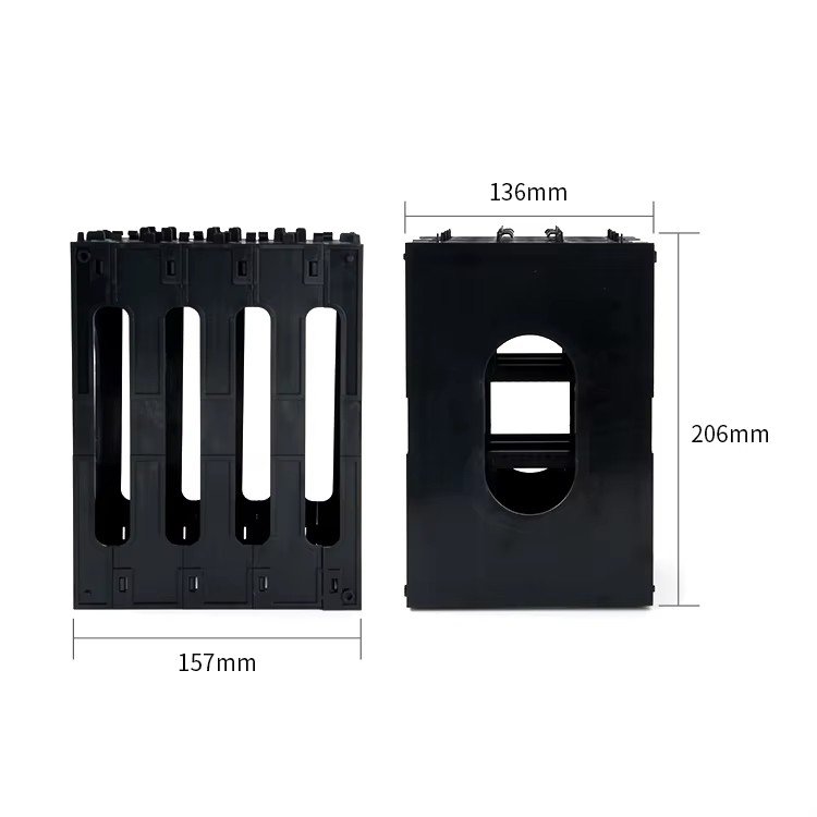 Black Plastic Lithium Battery Bracket Holder 105ah 230ah 280ah 304ah 314ah hithium Battery Holder For Battery Pack Accessories