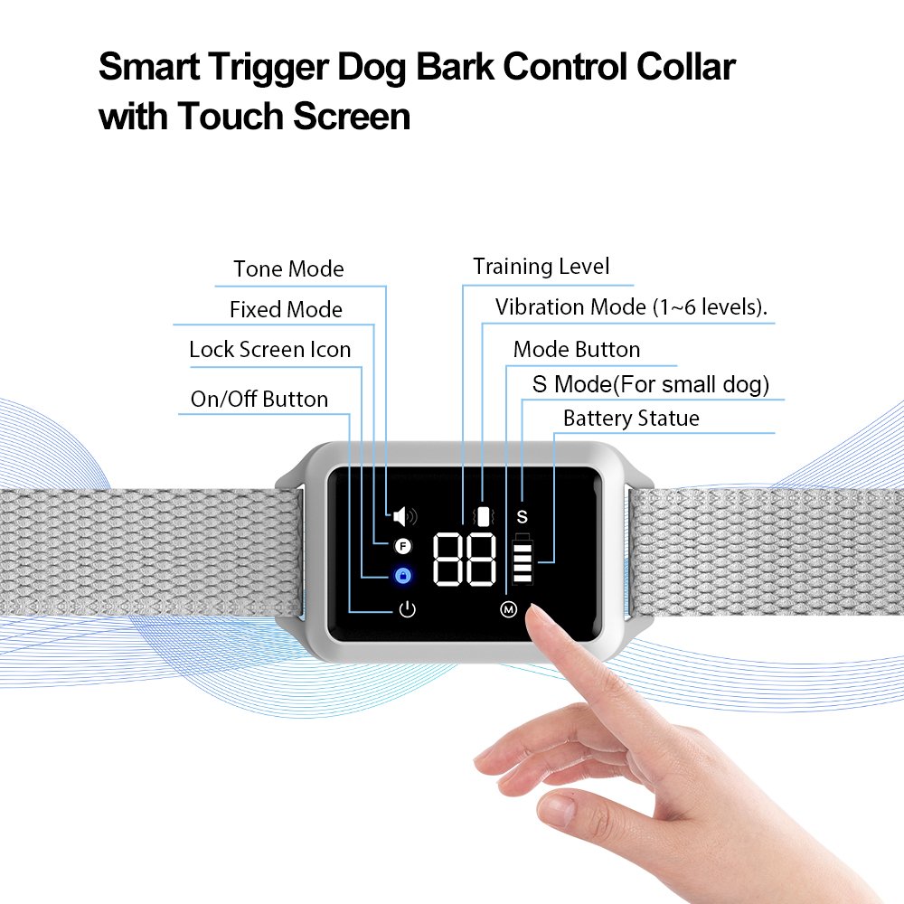 Control Products Anti Bark Bite Chew Pet Accessories Automatic Anti Barking Device Deterrents Anti Bark Collar