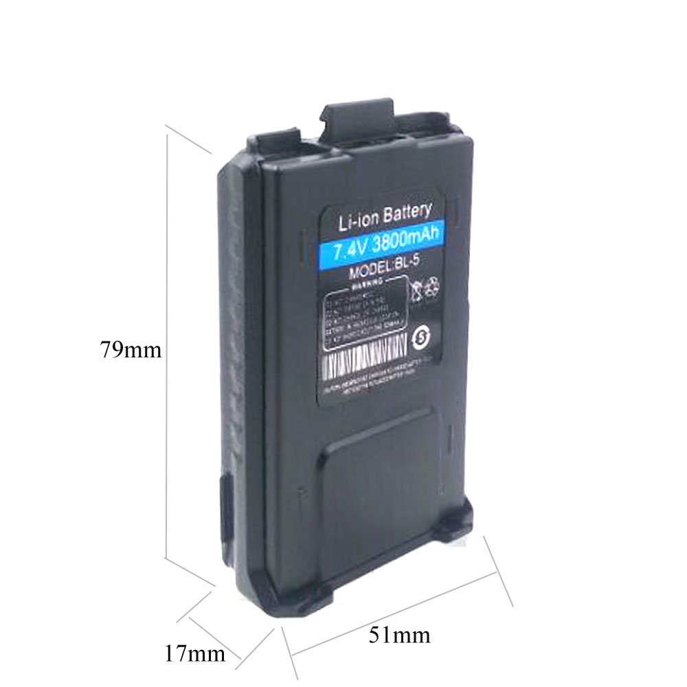 Original Baofeng 7.4V 3800 mah Battery for UV-5R Radio Walkie Talkie Pufeng UV-5R Accessories Baofeng Battery