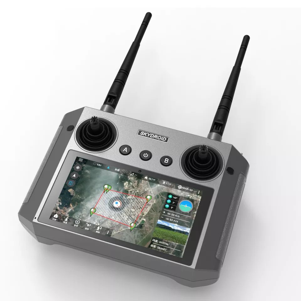 Skydroid H12 2.4Ghz 1080P Screen Remote Controller Easy Operate Battery-Powered Helicopter Agriculture Drone Use Charging