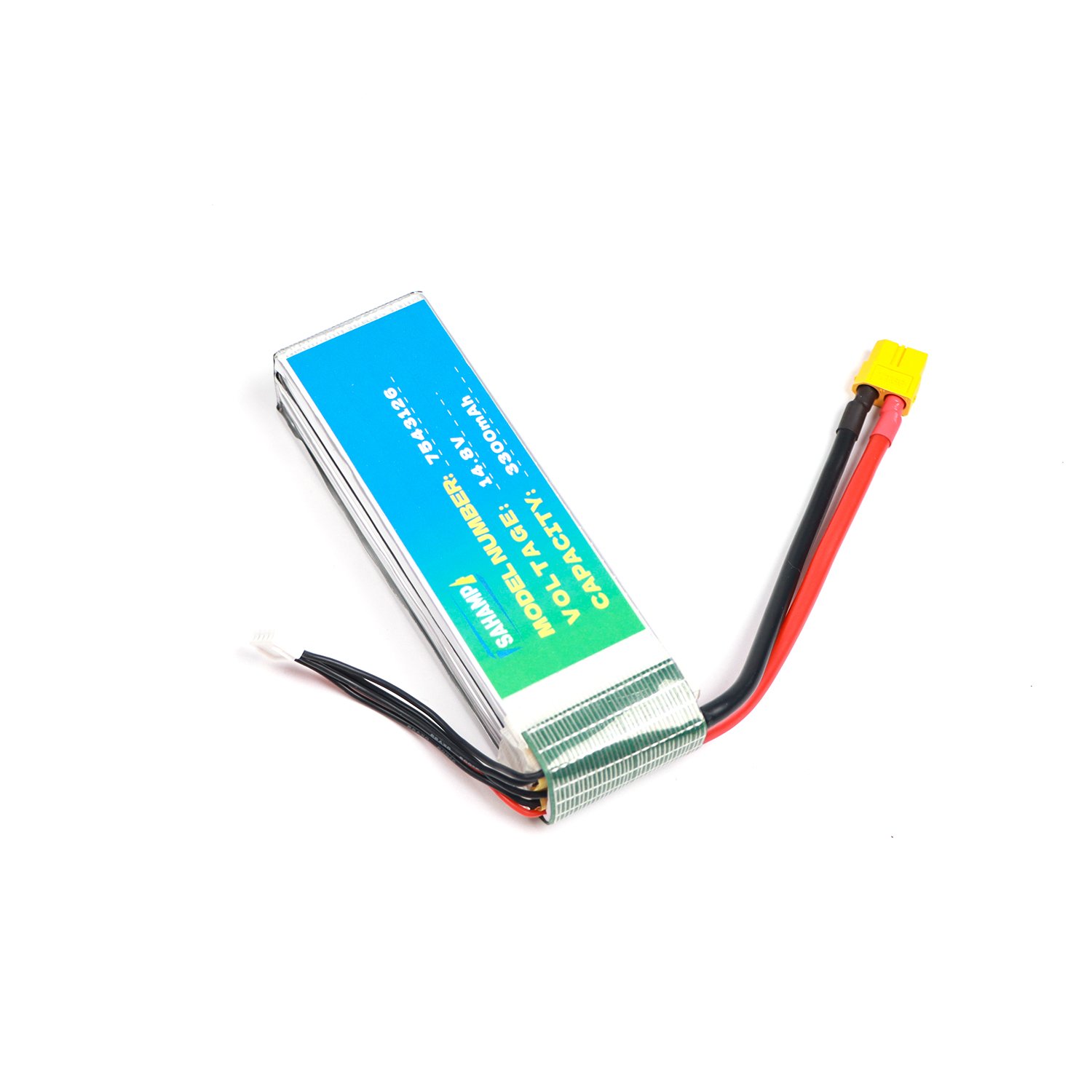 14.8V 3300mAh Long Cycle Drone Battery 7543126 Lithium Cobalt Oxide Pack with 5C Discharge Rate 5AH and 15AH Capacity
