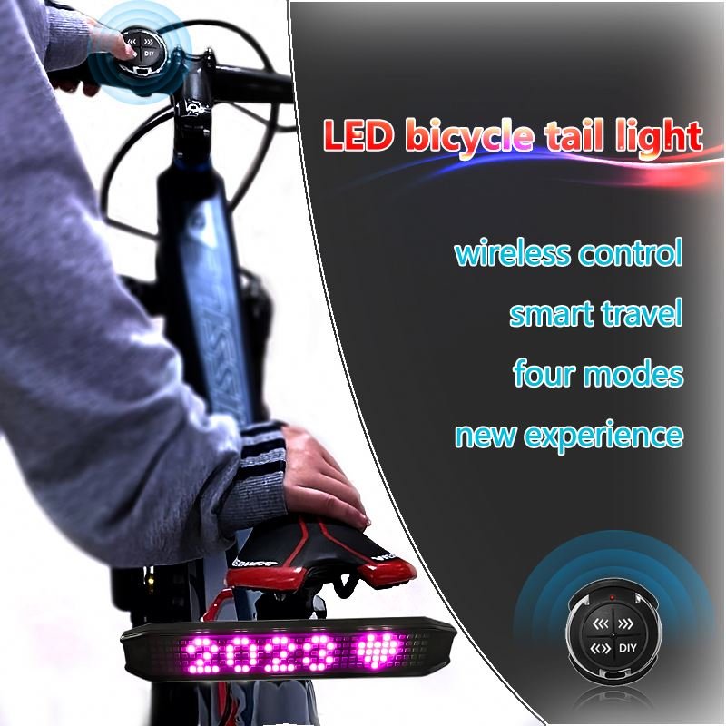 Manufacturer Bike Light Bicycle Back Rear Taillight Cycling Safety Warning Light Waterproof LED Lamp Accessories