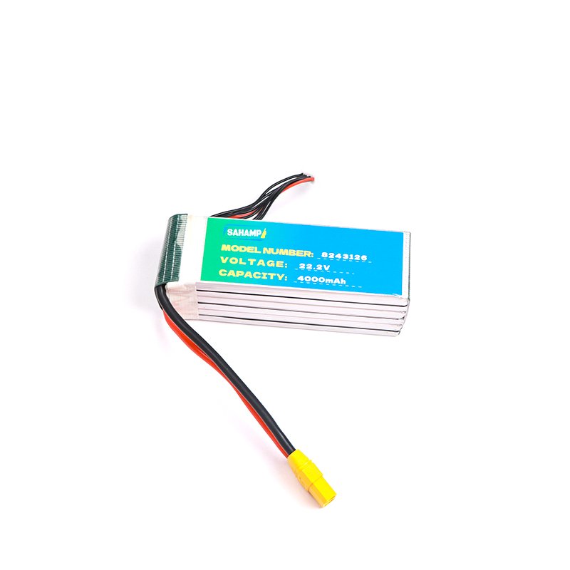 Customized 14.8V 4000mAh Lithium Polymer Rechargeable Battery Pack 22.2V with LCO Anode for Search Rescue Drones ODM Supply