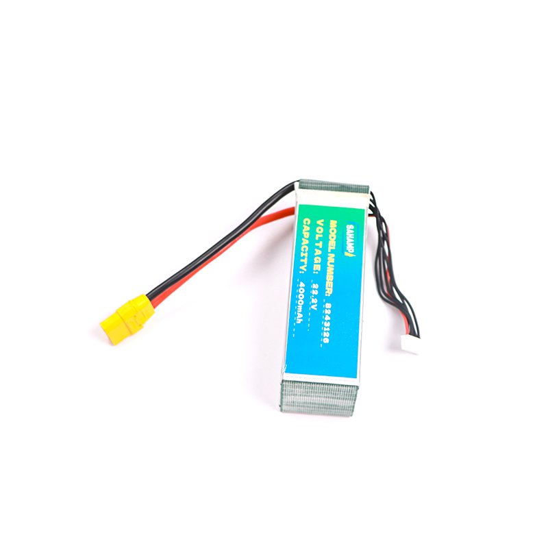 Customized 14.8V 4000mAh Lithium Polymer Rechargeable Battery Pack 22.2V with LCO Anode for Search Rescue Drones ODM Supply
